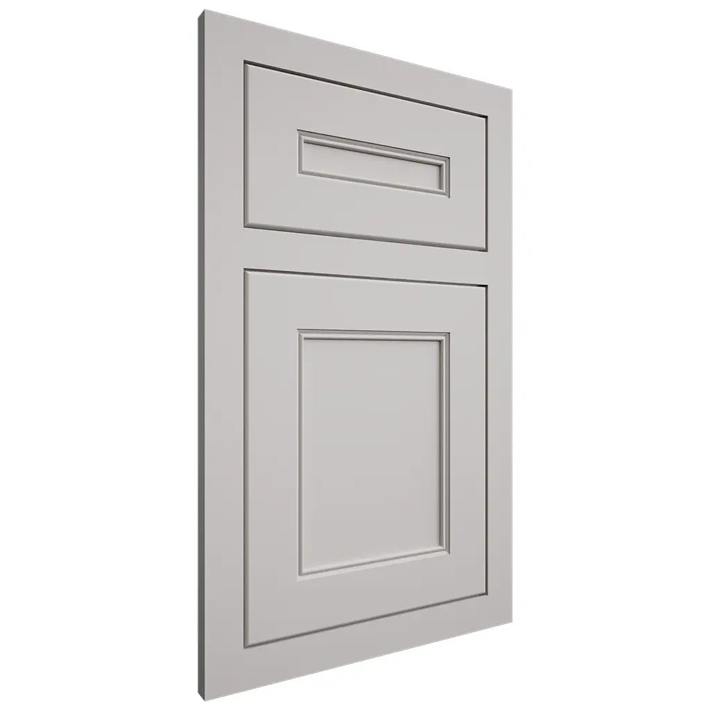 Shiloh Cabinetry Flush Inset Landes Paintable Mindful Gray Door