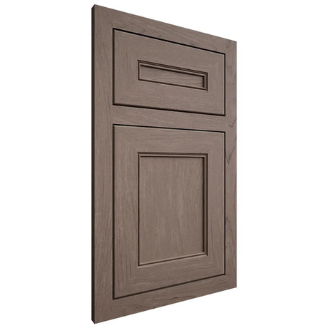 Shiloh Cabinetry Flush Inset Landes Poplar Plain Cut River Rock Door