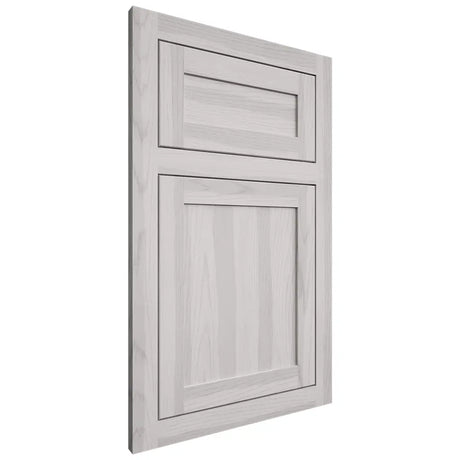Shiloh Cabinetry Flush Inset Malibu Hickory Plain Cut Cotton Door