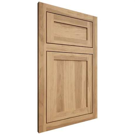Shiloh Cabinetry Flush Inset Malibu Hickory Plain Cut Natural Door