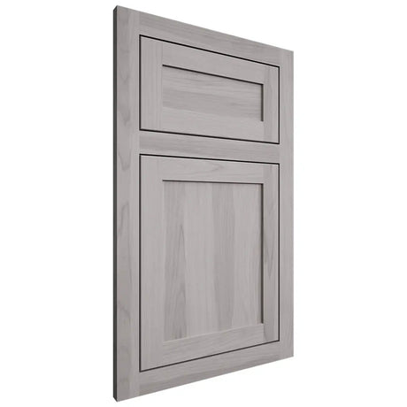 Shiloh Cabinetry Flush Inset Malibu Hickory Plain Cut Stratus Door