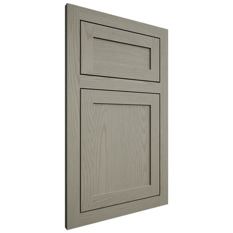 Shiloh Cabinetry Flush Inset Malibu Red Oak Plain Cut Thyme Door