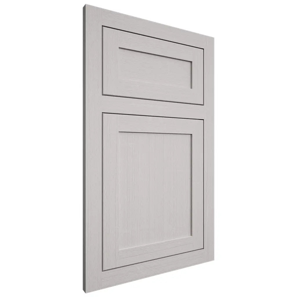 Shiloh Cabinetry Flush Inset Malibu White Oak Quarter Sawn Cotton Door