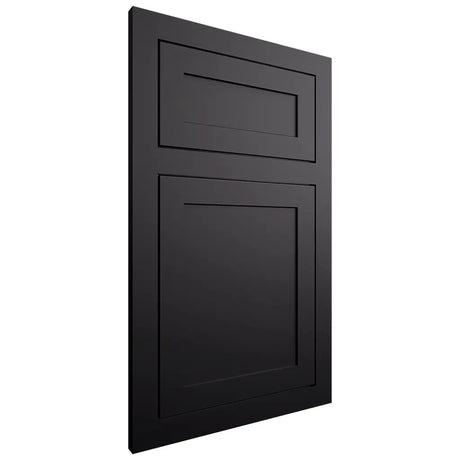 Shiloh Cabinetry Flush Inset Malibu One Paintable Black Door