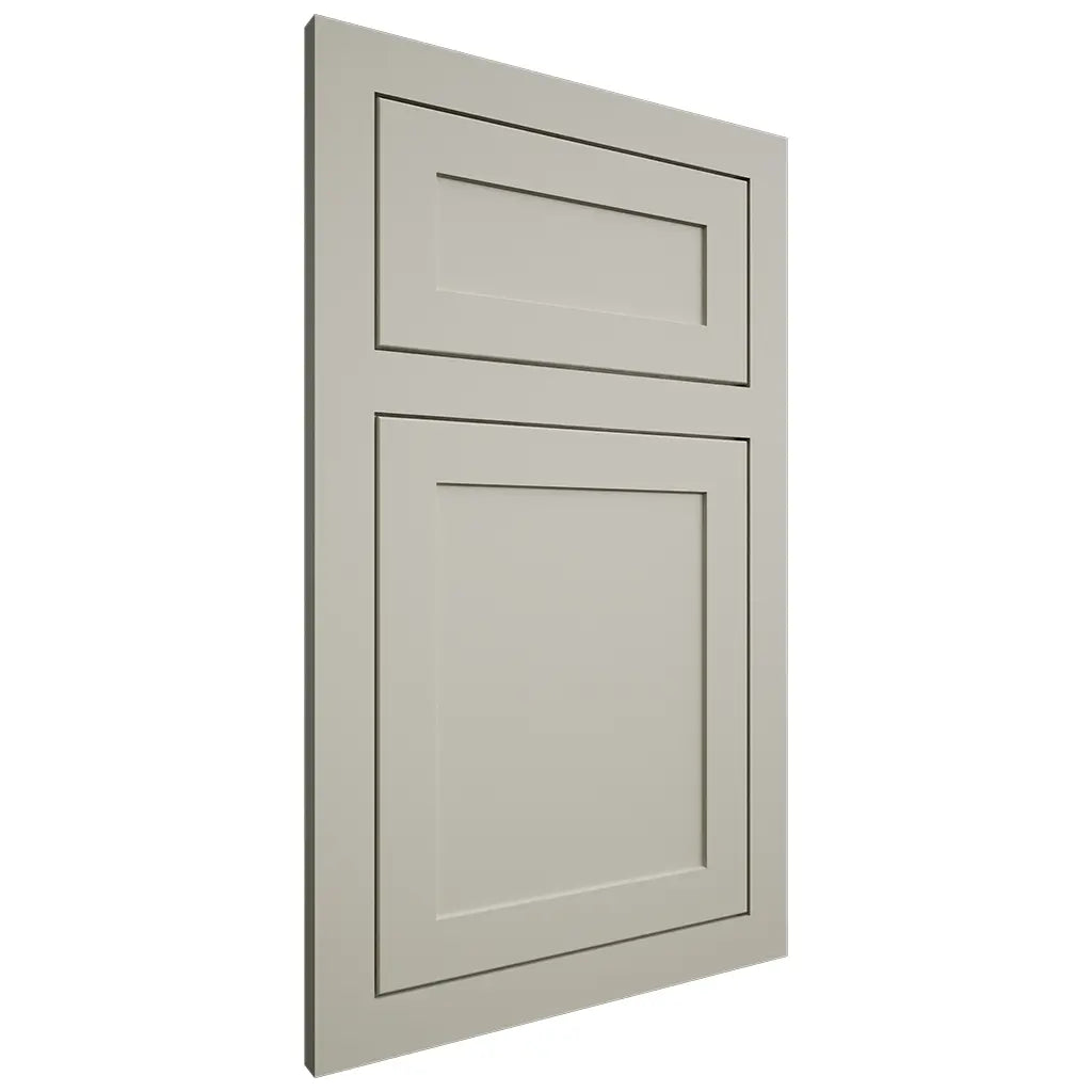 Shiloh Cabinetry Flush Inset Malibu One Paintable Clary Sage Door