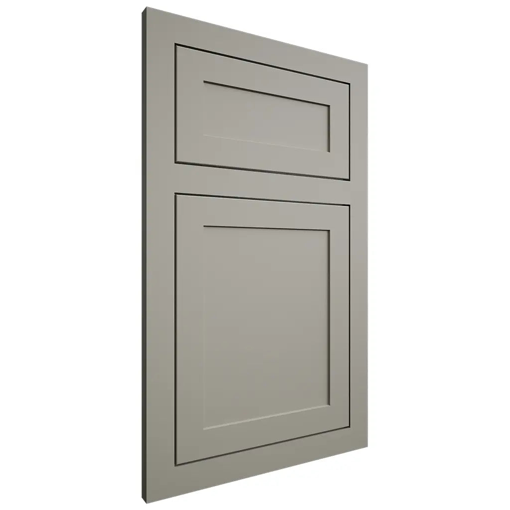 Shiloh Cabinetry Flush Inset Malibu One Paintable Evergreen Fog Door