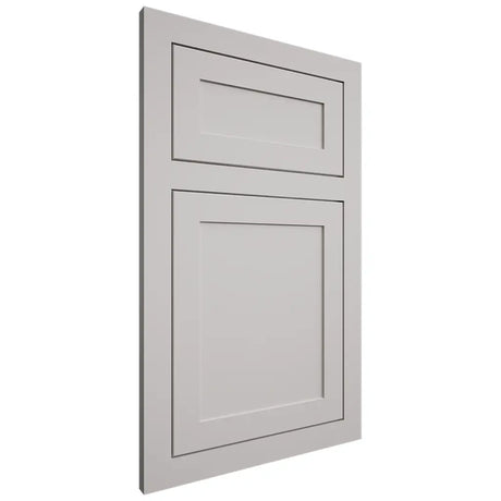 Shiloh Cabinetry Flush Inset Malibu One Paintable Mindful Gray Door