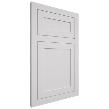 Shiloh Cabinetry Flush Inset Malibu One Paintable Polar Door