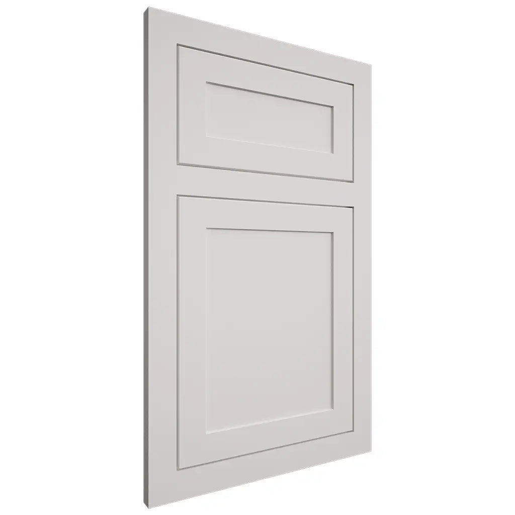 Shiloh Cabinetry Flush Inset Malibu One Paintable Soft White Door