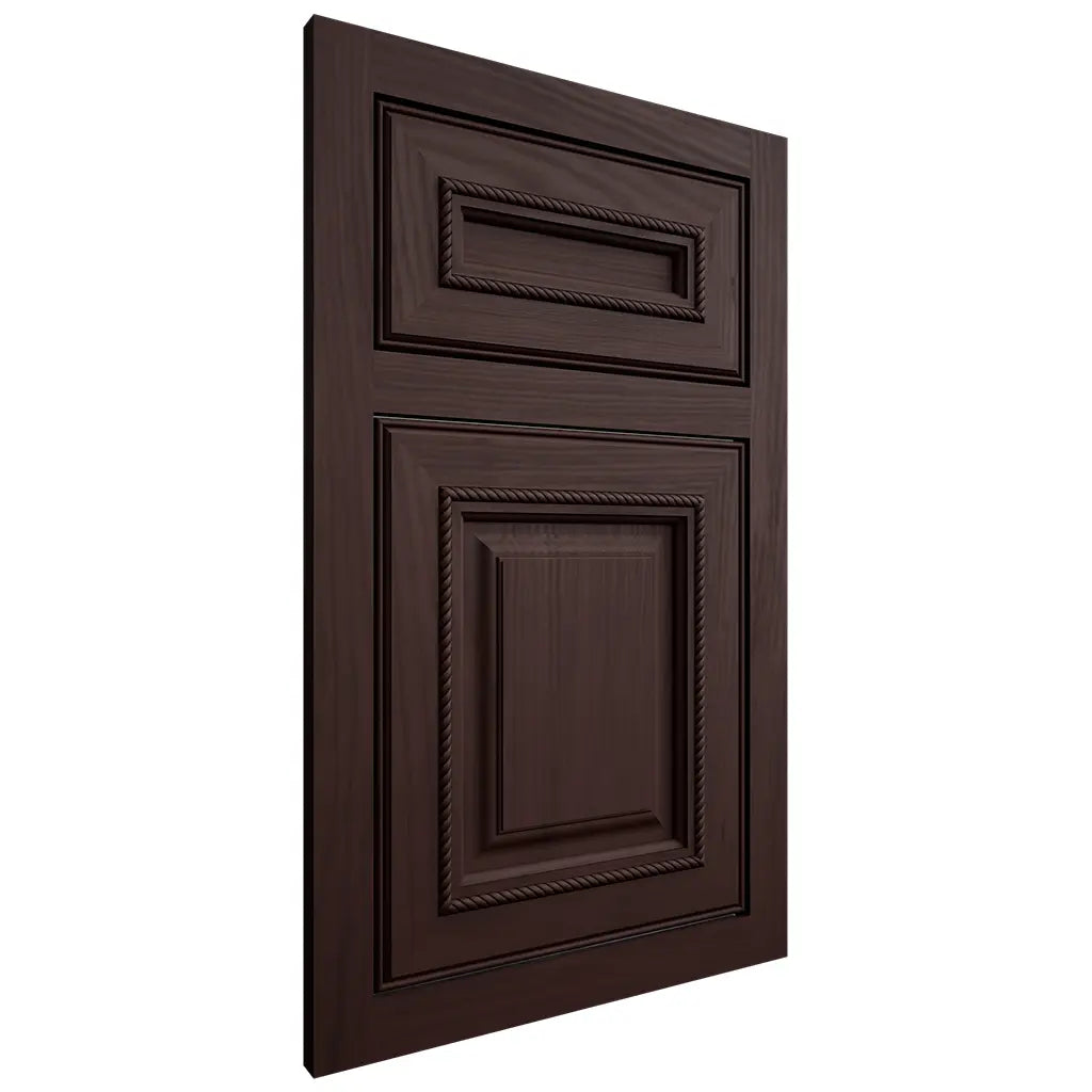 Shiloh Cabinetry Flush Inset Manchester Alder Plain Cut Bistre Door
