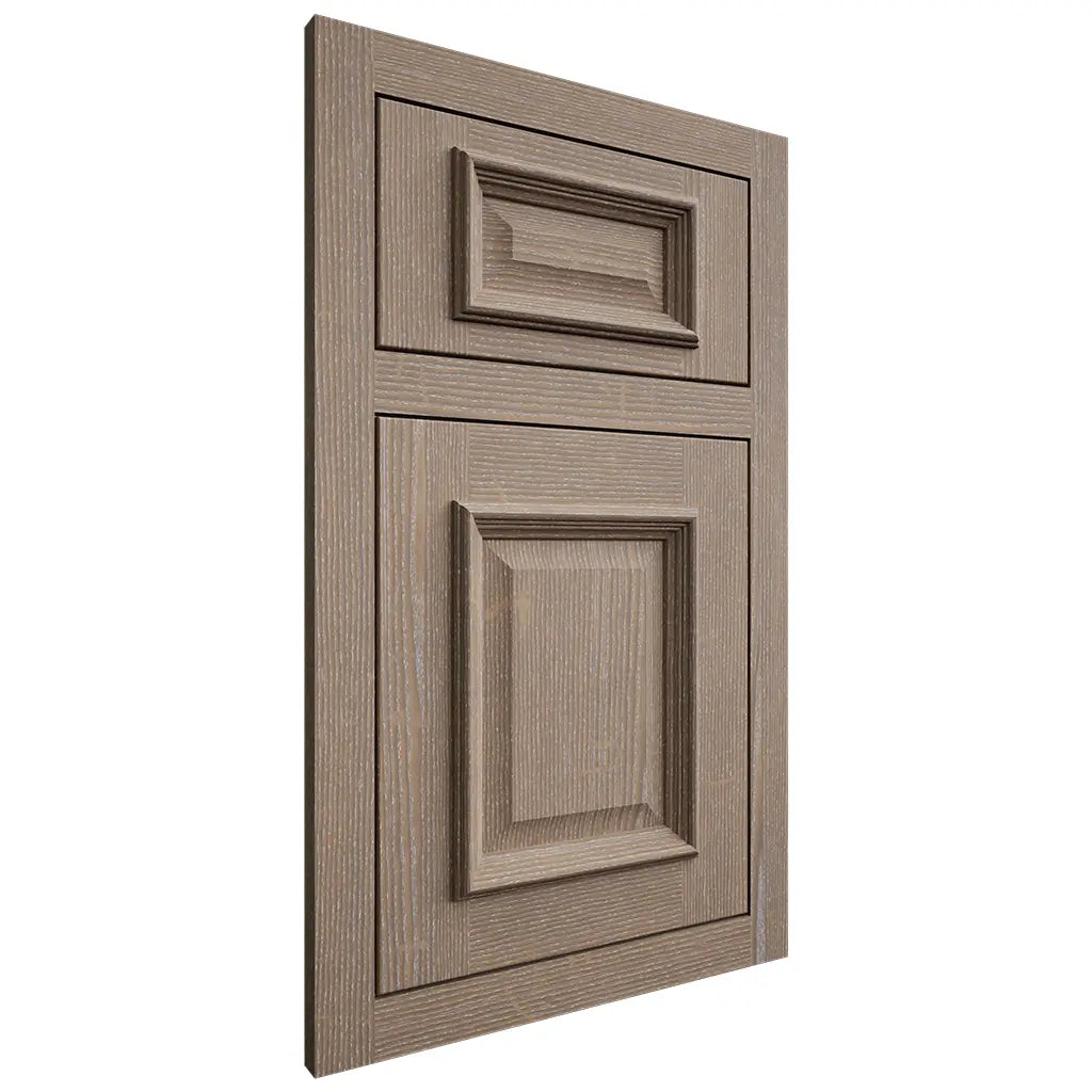 Shiloh Cabinetry Flush Inset Montgomery White Oak Quarter Sawn Almond Door