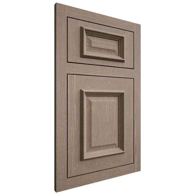 Shiloh Cabinetry Flush Inset Montgomery White Oak Quarter Sawn Almond Door
