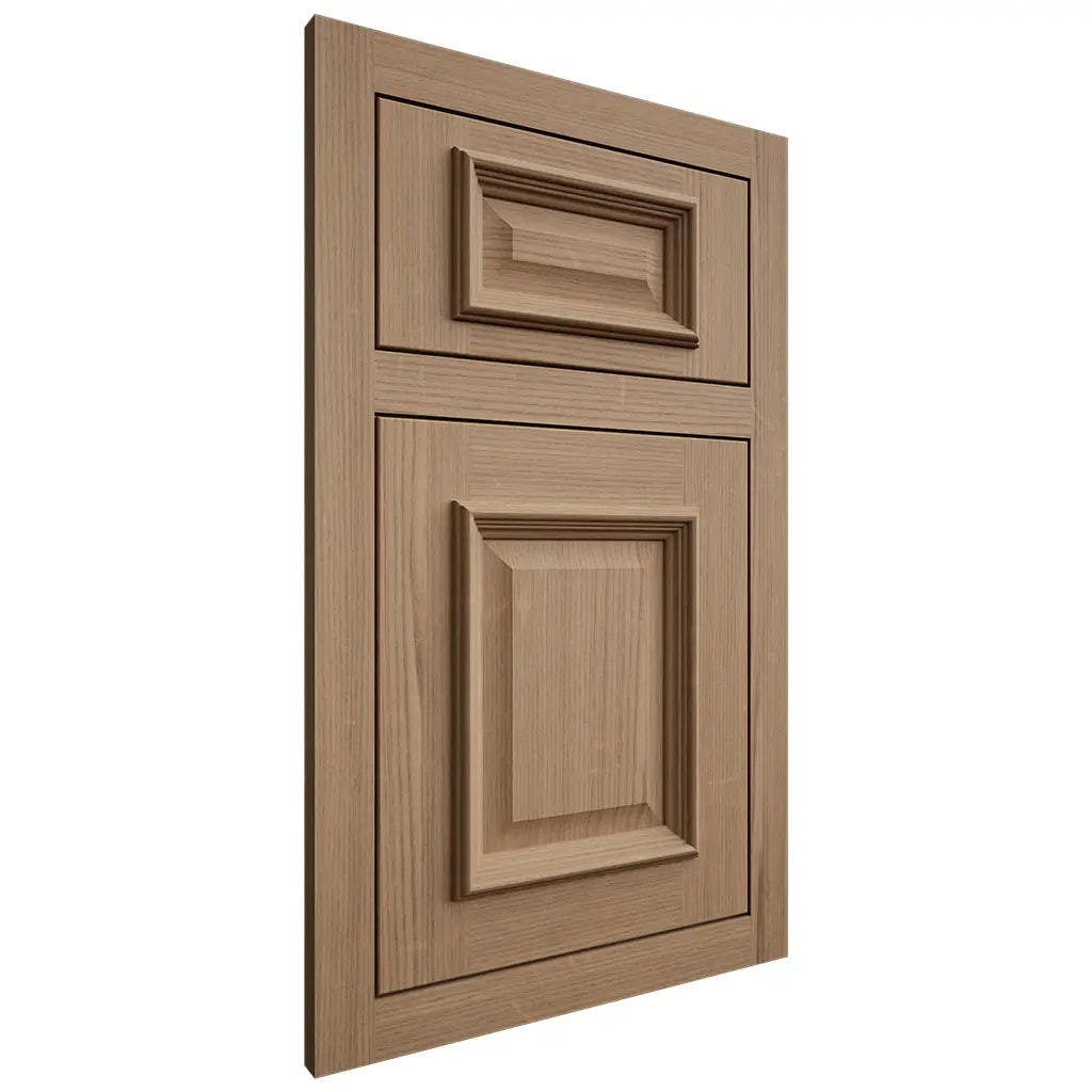 Shiloh Cabinetry Flush Inset Montgomery White Oak Quarter Sawn Natural Door