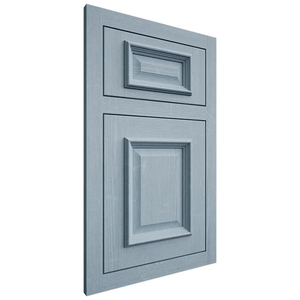 Shiloh Cabinetry Flush Inset Montgomery White Oak Quarter Sawn Sky Door