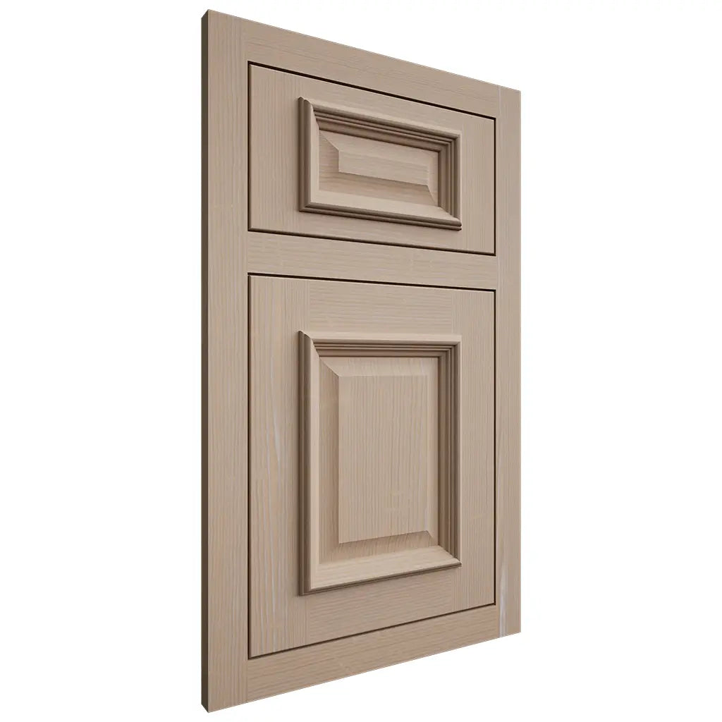 Shiloh Cabinetry Flush Inset Montgomery White Oak Quarter Sawn Straw Door
