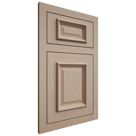 Shiloh Cabinetry Flush Inset Montgomery White Oak Quarter Sawn Straw Door