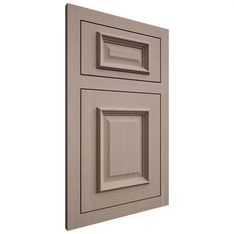 Shiloh Cabinetry Flush Inset Montgomery White Oak Quarter Sawn Whitewash Door
