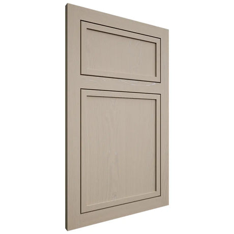 Shiloh Cabinetry Flush Inset Napa Vertical Maple Plain Cut Pebble Door
