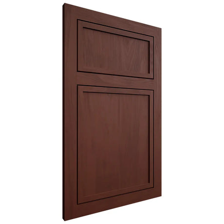 Shiloh Cabinetry Flush Inset Napa Vertical Maple Plain Cut Sable Door