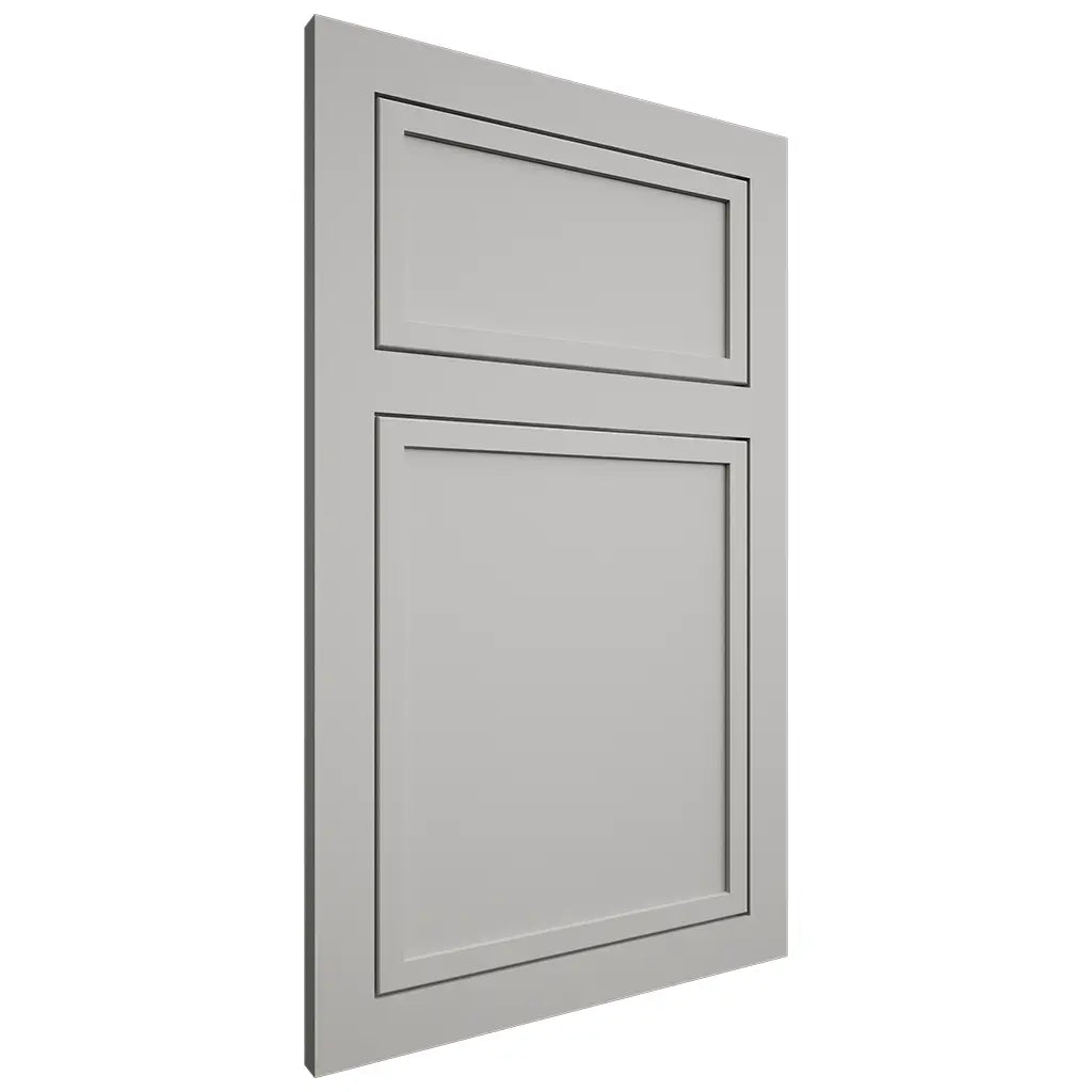 Shiloh Cabinetry Flush Inset Napa Vertical Paintable Unusual Gray Door