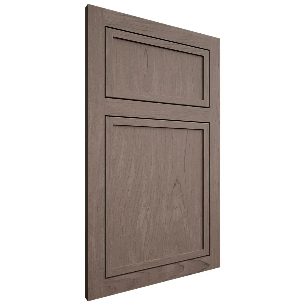 Shiloh Cabinetry Flush Inset Napa Vertical Poplar Plain Cut River Rock Door