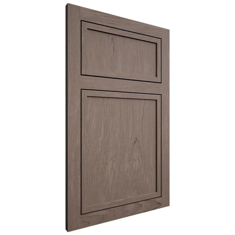 Shiloh Cabinetry Flush Inset Napa Vertical Poplar Plain Cut River Rock Door