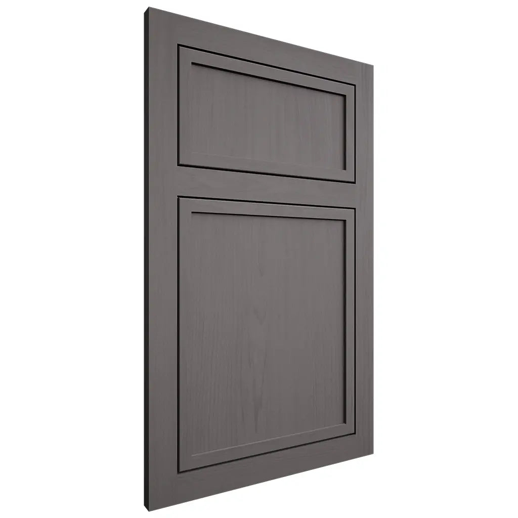 Shiloh Cabinetry Flush Inset Napa Vertical Walnut Plain Cut Cadet Door