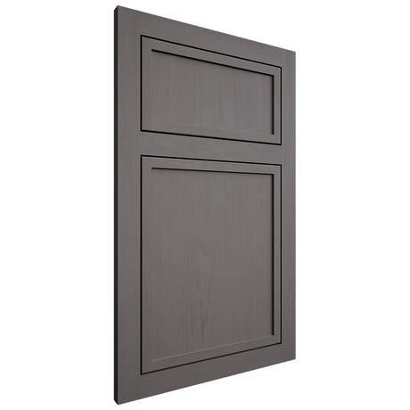 Shiloh Cabinetry Flush Inset Napa Vertical Walnut Plain Cut Cadet Door