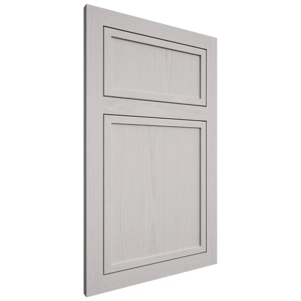 Shiloh Cabinetry Flush Inset Napa Vertical White Oak Plain Cut Cotton Door