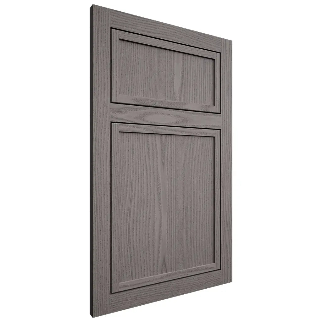 Shiloh Cabinetry Flush Inset Napa Vertical White Oak Plain Cut Flagstone Door