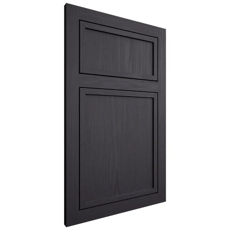 Shiloh Cabinetry Flush Inset Napa Vertical White Oak Plain Cut Harbor Door