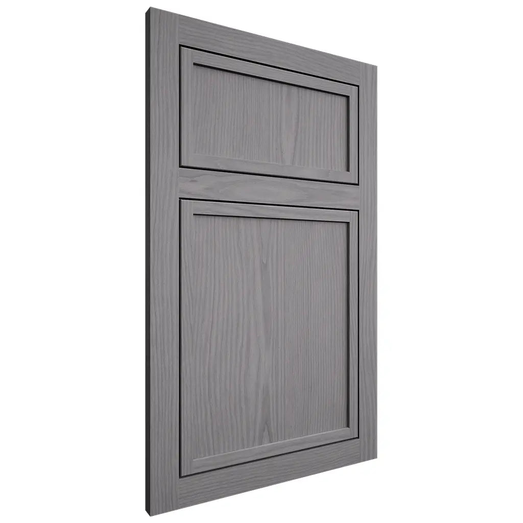 Shiloh Cabinetry Flush Inset Napa Vertical White Oak Plain Cut Sterling Door