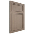 Shiloh Cabinetry Flush Inset Napa Vertical White Oak Quarter Sawn Almond Door