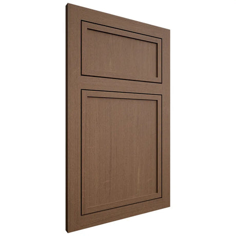 Shiloh Cabinetry Flush Inset Napa Vertical White Oak Quarter Sawn Autumn Door