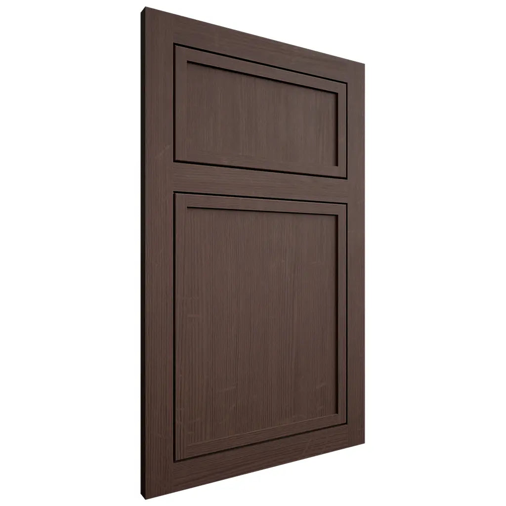 Shiloh Cabinetry Flush Inset Napa Vertical White Oak Quarter Sawn Dusk Door
