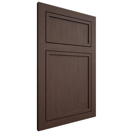 Shiloh Cabinetry Flush Inset Napa Vertical White Oak Quarter Sawn Dusk Door