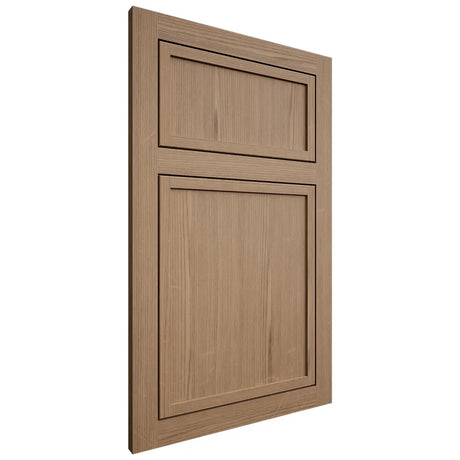 Shiloh Cabinetry Flush Inset Napa Vertical White Oak Quarter Sawn Natural Door