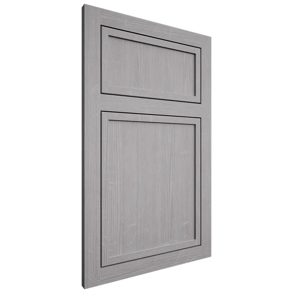 Shiloh Cabinetry Flush Inset Napa Vertical White Oak Quarter Sawn Stratus Door