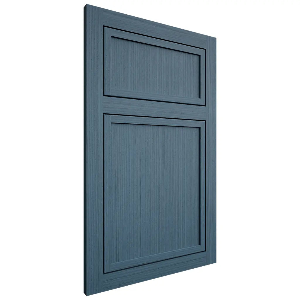 Shiloh Cabinetry Flush Inset Napa Vertical White Oak Rift Cut Hudson Door