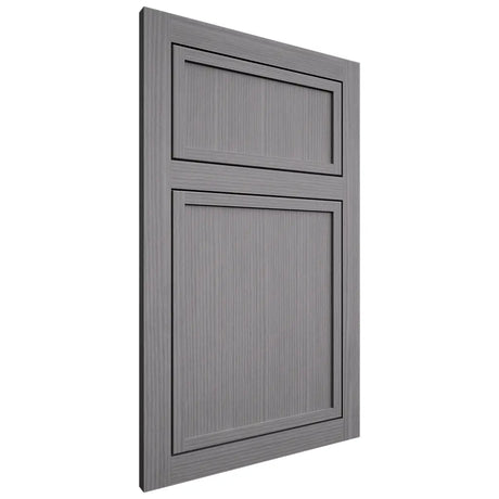 Shiloh Cabinetry Flush Inset Napa Vertical White Oak Rift Cut Sterling Door