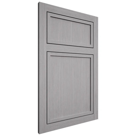 Shiloh Cabinetry Flush Inset Napa Vertical White Oak Rift Cut Stratus Door