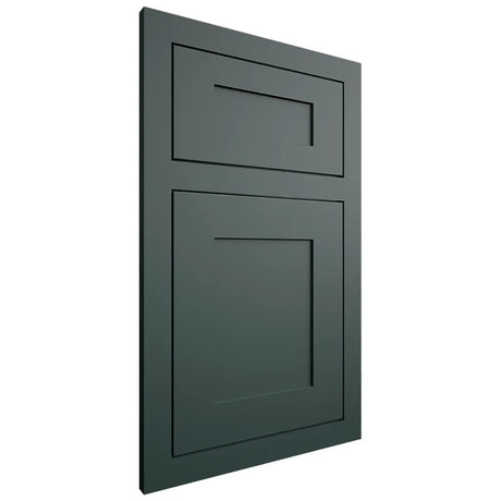 Shiloh Cabinetry Flush Inset New Haven Paintable Billiard Green Door