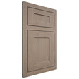 Shiloh Cabinetry Flush Inset New Haven White Oak Quarter Sawn Almond Door