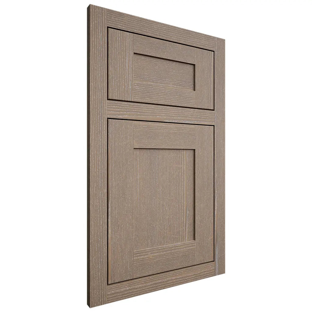 Shiloh Cabinetry Flush Inset New Haven White Oak Quarter Sawn Almond Door
