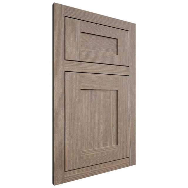 Shiloh Cabinetry Flush Inset New Haven White Oak Quarter Sawn Almond Door