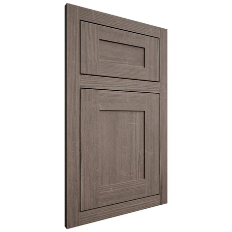 Shiloh Cabinetry Flush Inset New Haven White Oak Quarter Sawn Clay Door
