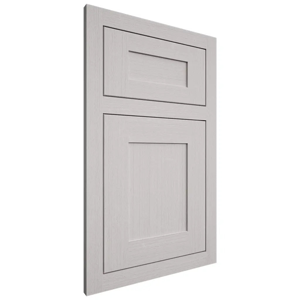 Shiloh Cabinetry Flush Inset New Haven White Oak Quarter Sawn Cotton Door