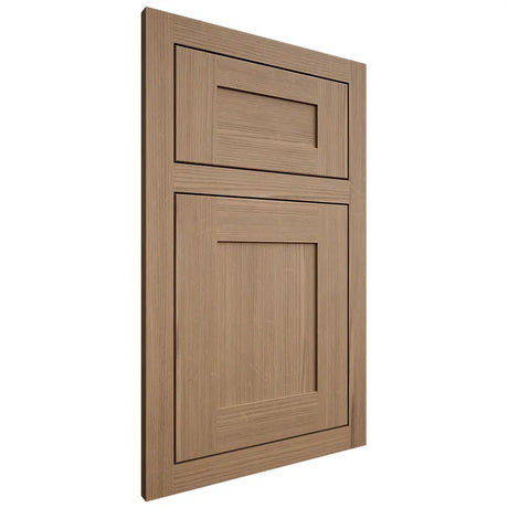 Shiloh Cabinetry Flush Inset New Haven White Oak Quarter Sawn Natural Door