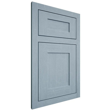 Shiloh Cabinetry Flush Inset New Haven White Oak Quarter Sawn Sky Door