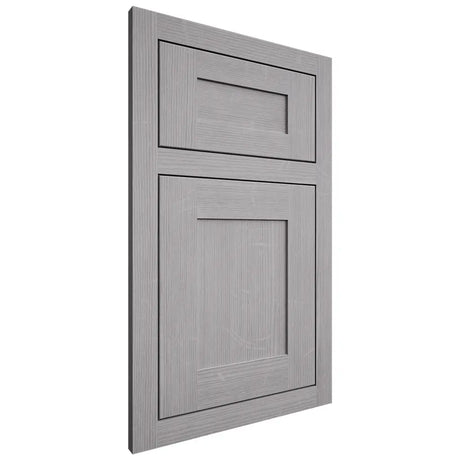 Shiloh Cabinetry Flush Inset New Haven White Oak Quarter Sawn Stratus Door